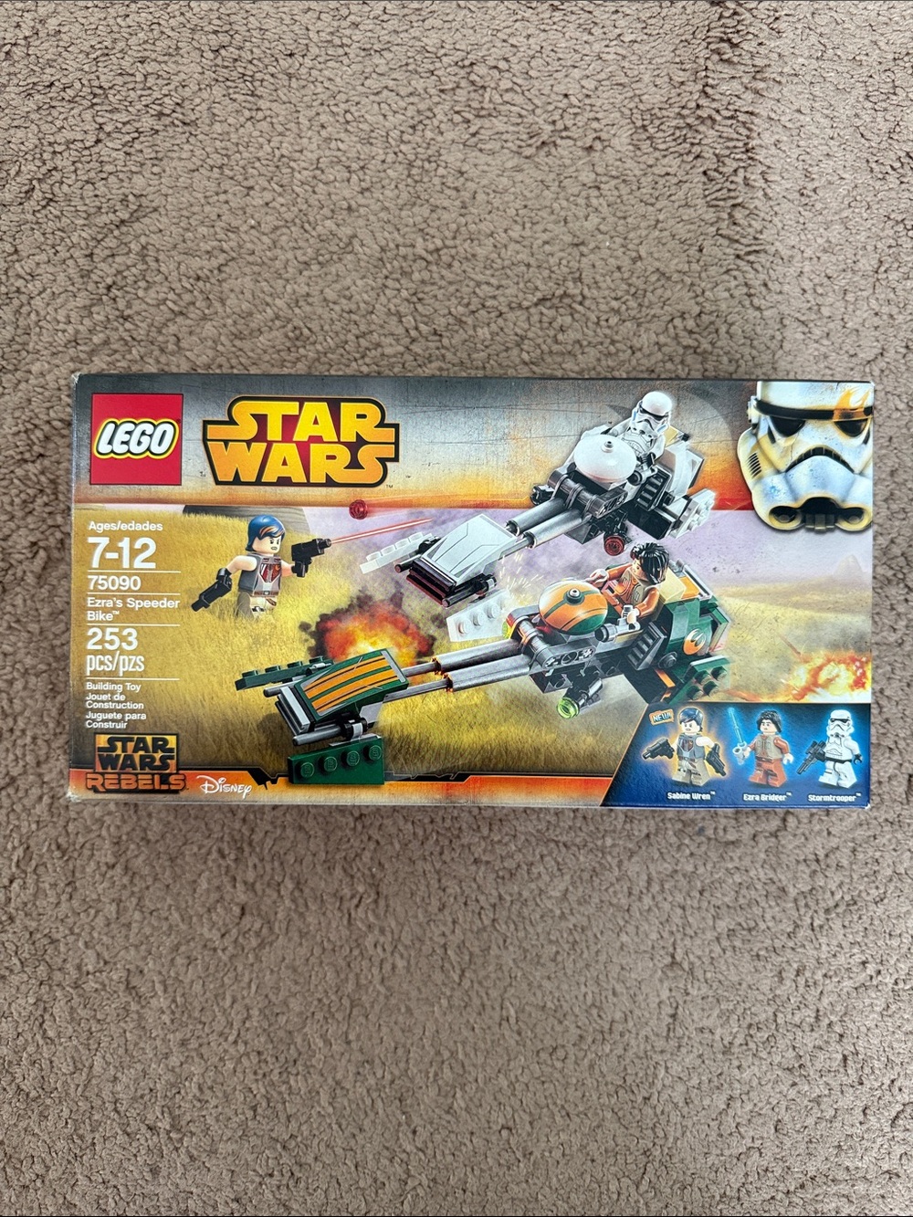 Lego Star Wars Ezra’s Speeder Bike 75090 Complete Set 2015